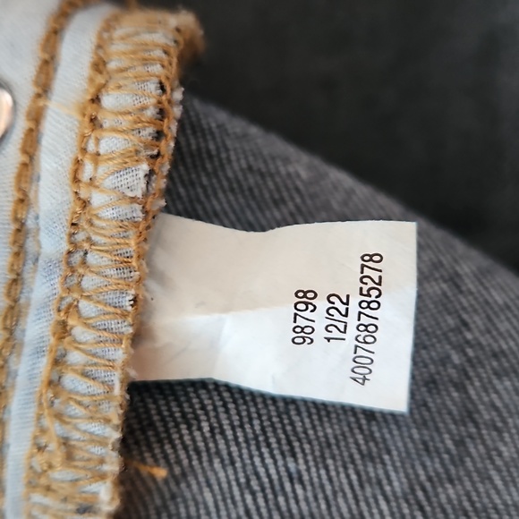 Sonoma Rolled Hem Dark Wash Denim Shorts Women's 16W Jean Casual Summer Stretch - Picture 8 of 8